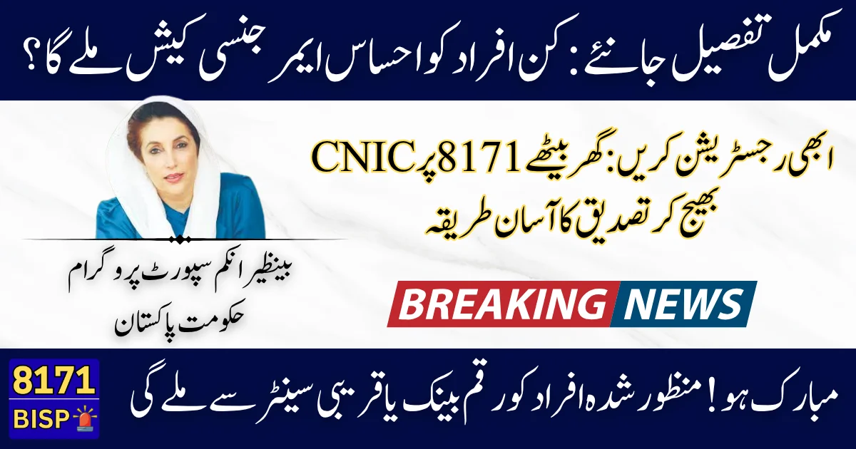 Ehsaas Emergency Cash Program 2025 Full Guide To Eligibility & Application Process